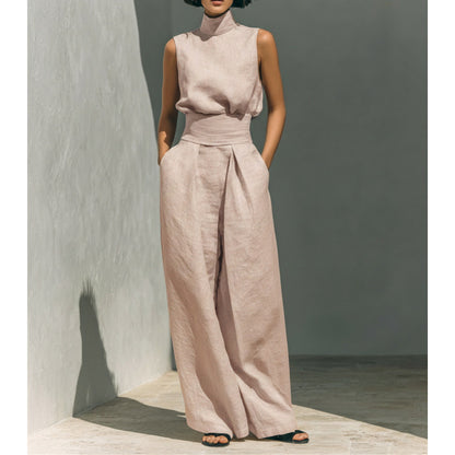 Moxley™ Class & Elegance | Mona Sleeveless Linen Set