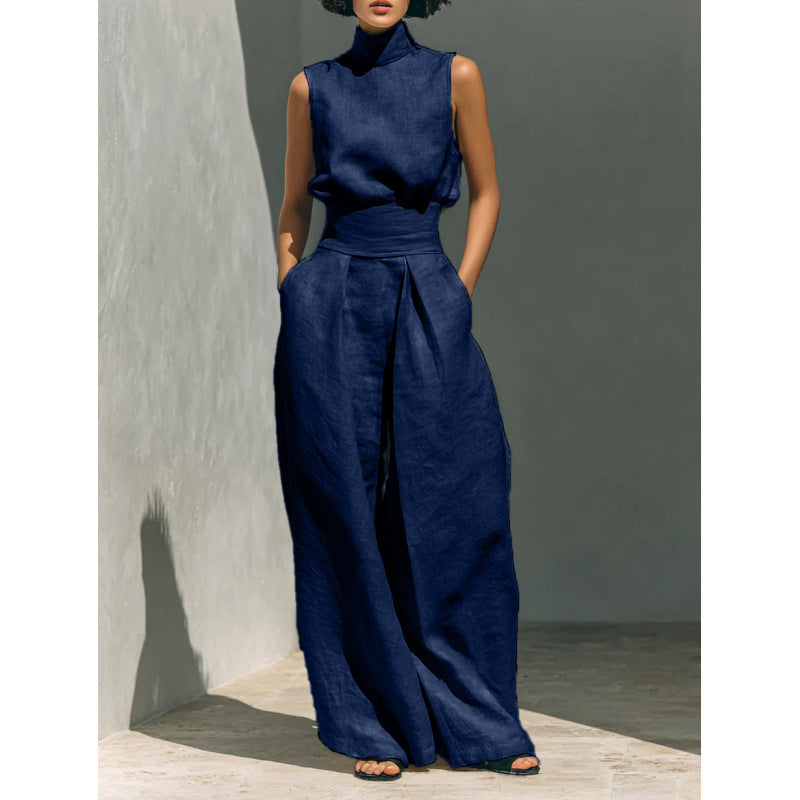 Moxley™ Class & Elegance | Mona Sleeveless Linen Set