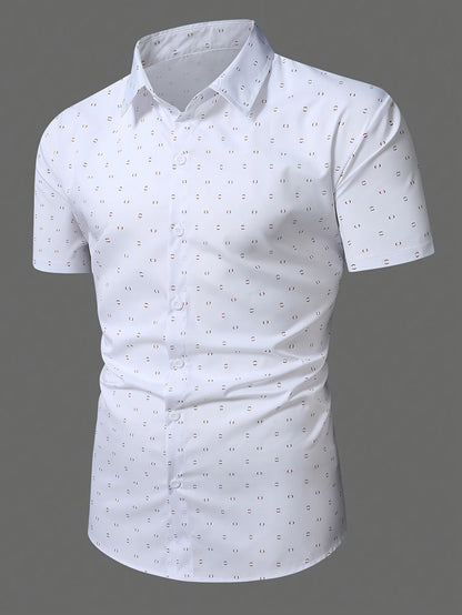 Moxley Simon™ | SUMMER SHIRT WITH SIGNATURE PRINT