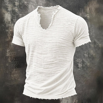 Vintage V-Neck T-Shirt | 100% Cotton (TEMPORARILY 1 + 1 FREE)