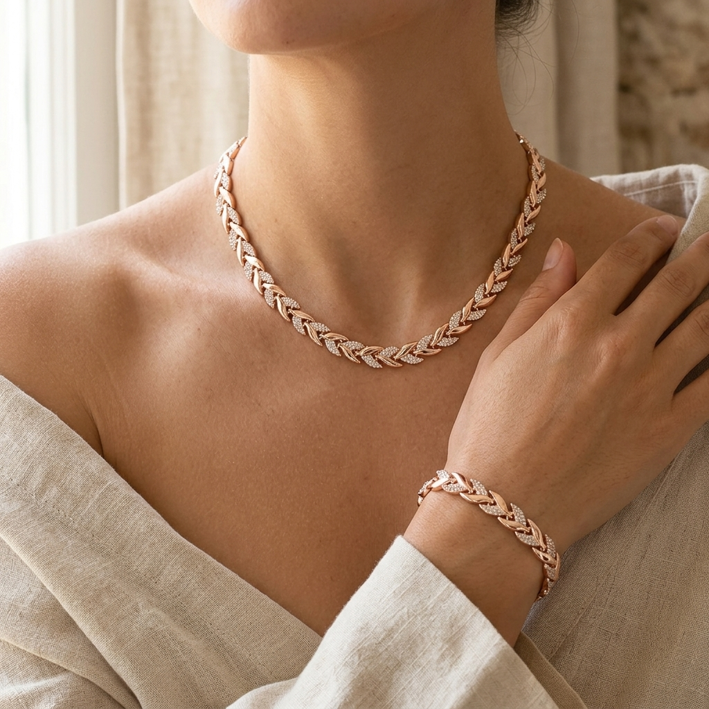 Moxley™ Claudine | Handmade Fish Tail Pendant and Bracelet