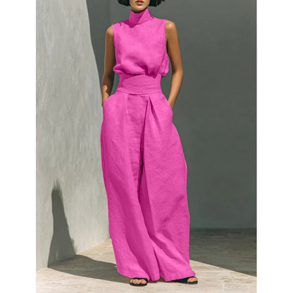 Moxley™ Class & Elegance | Mona Sleeveless Linen Set