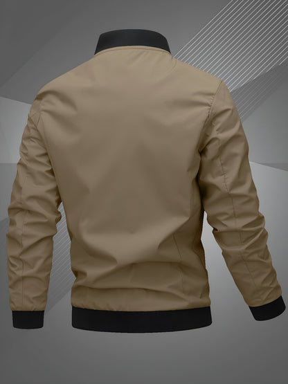 Moxley™ | Luxe Long Sleeve Bomber Jacket
