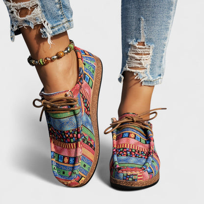 Moxley Sasha™ | Comfort Orthopaedic Boho Canvas Loafers