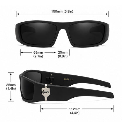 Moxley™ Skull Range | RetroDrive Polarized Sunglasses (Buy 1, Get 2 FREE)