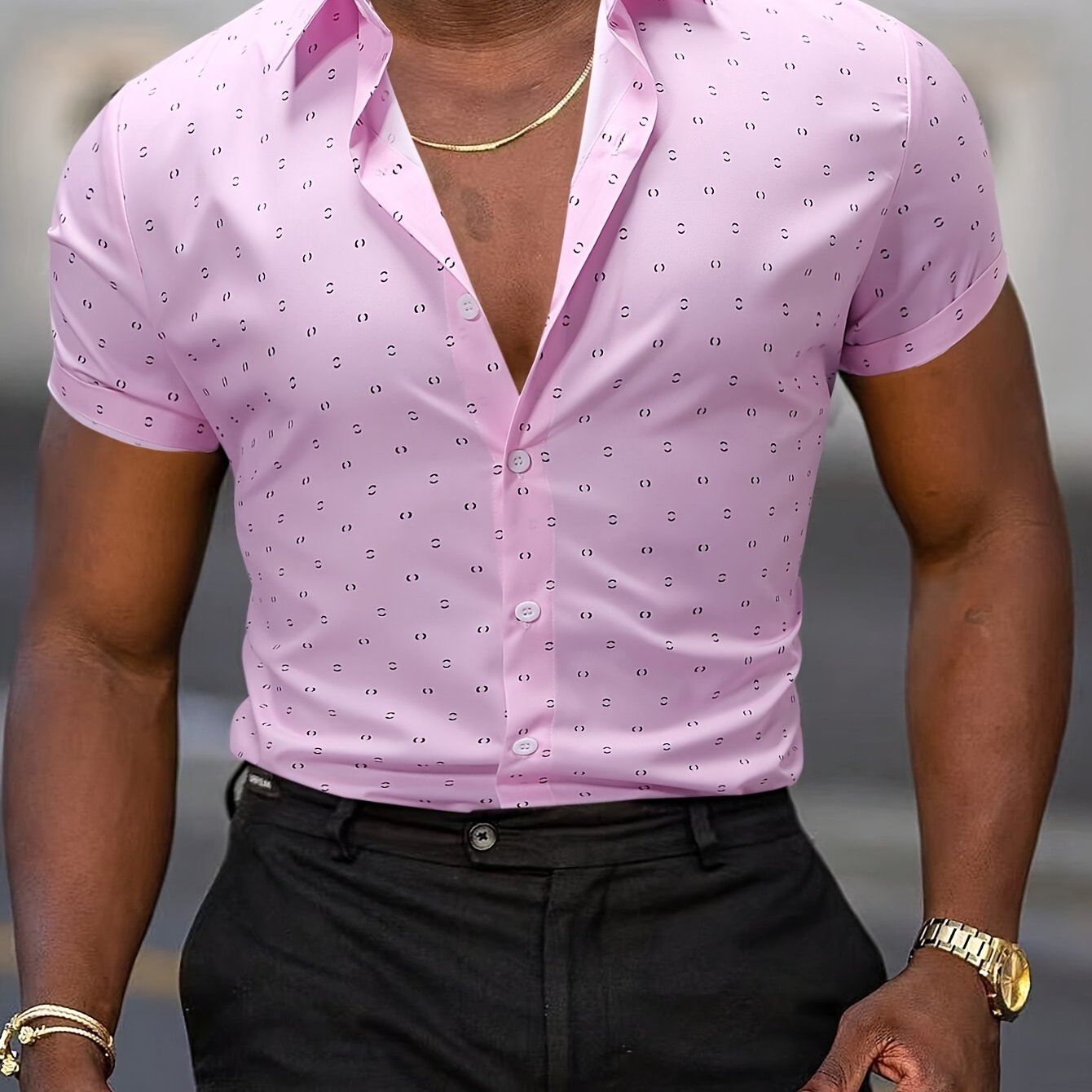 Moxley Simon™ | SUMMER SHIRT WITH SIGNATURE PRINT