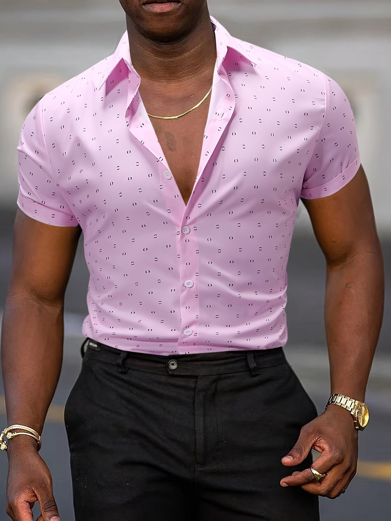 Moxley Simon™ | SUMMER SHIRT WITH SIGNATURE PRINT