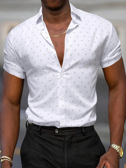 Moxley Simon™ | SUMMER SHIRT WITH SIGNATURE PRINT