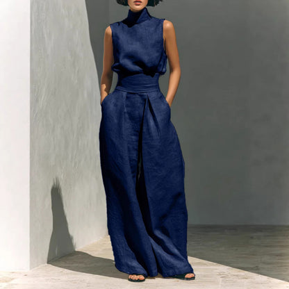 Moxley™ Class & Elegance | Mona Sleeveless Linen Set