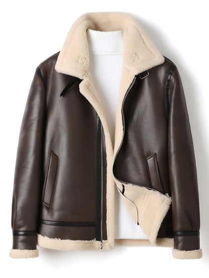 Moxley™ Valero Lyon | Men's Luxe Biker Jacket ALOLES