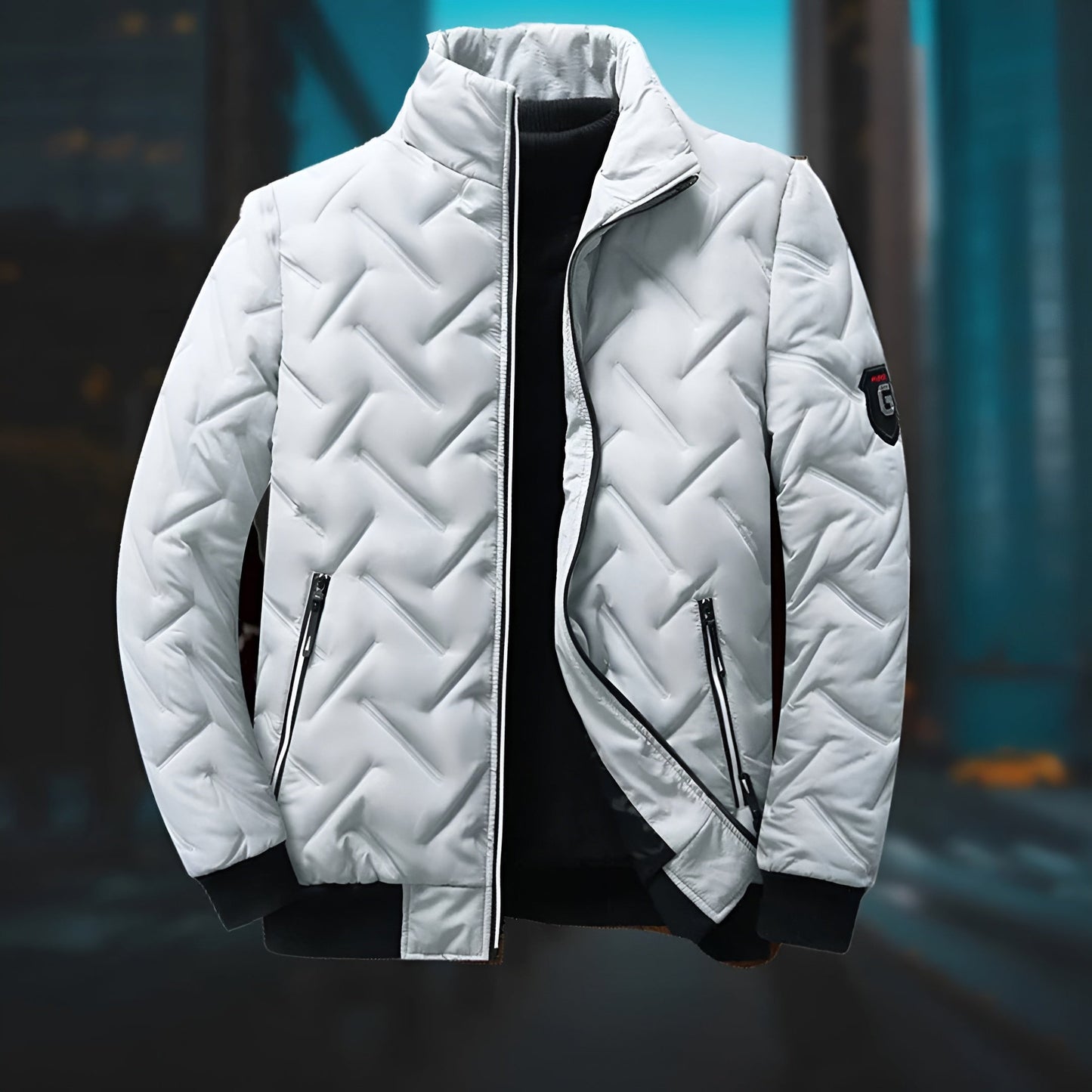 Moxley™ Valero Lyon | Contemporary Luxe Jacket Exuding Timeless Elegance