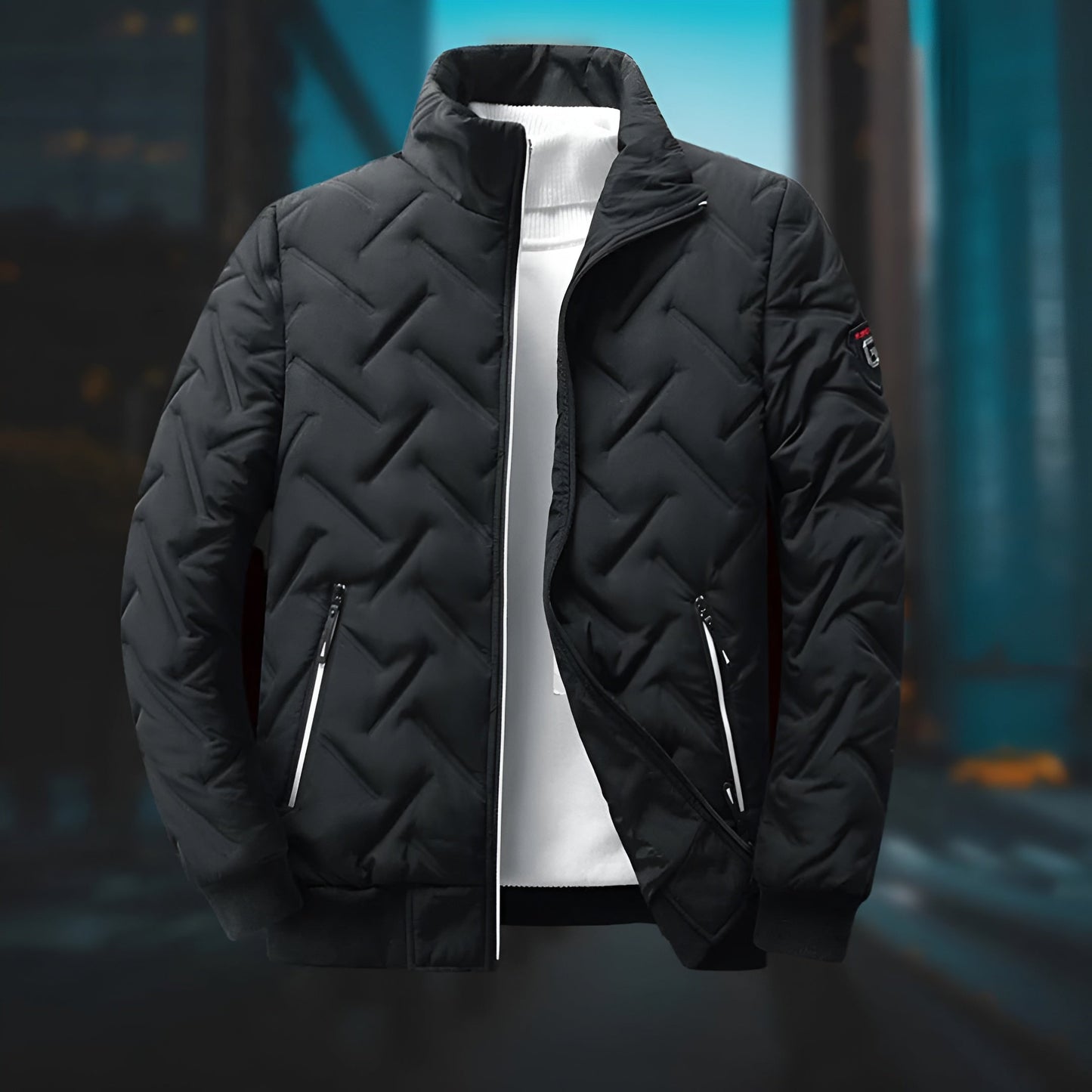 Moxley™ Valero Lyon | Contemporary Luxe Jacket Exuding Timeless Elegance