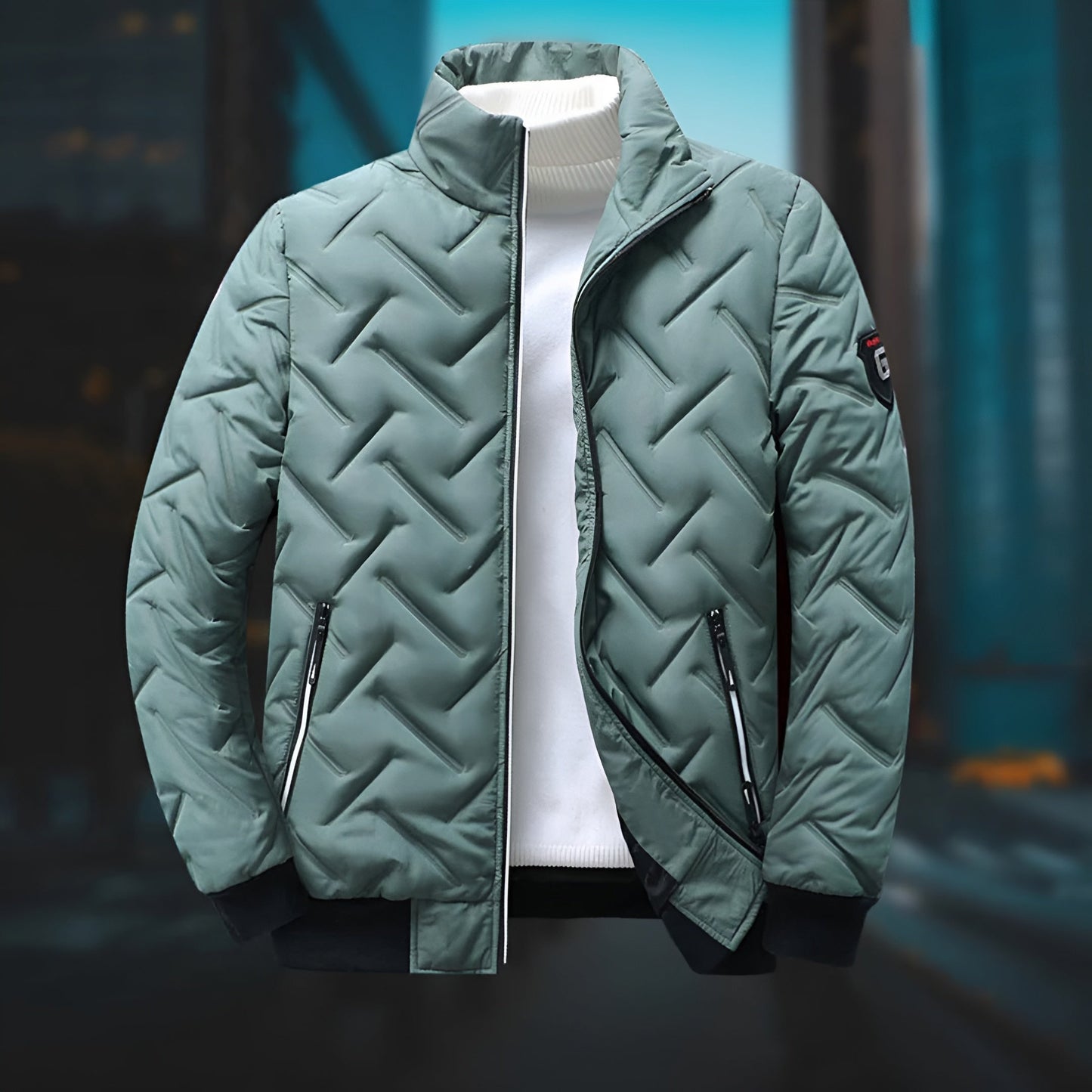 Moxley™ Valero Lyon | Contemporary Luxe Jacket Exuding Timeless Elegance