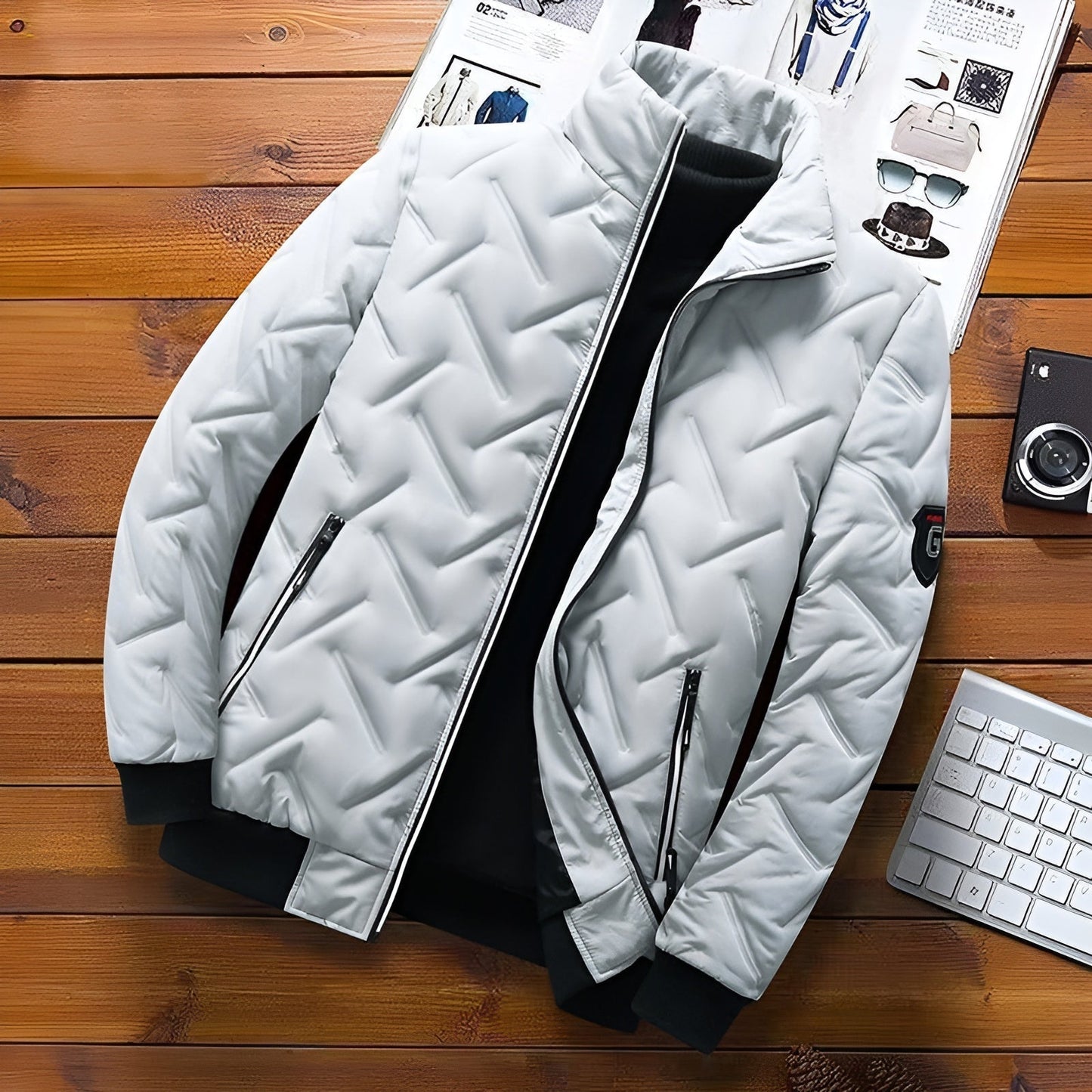 Moxley™ Valero Lyon | Contemporary Luxe Jacket Exuding Timeless Elegance