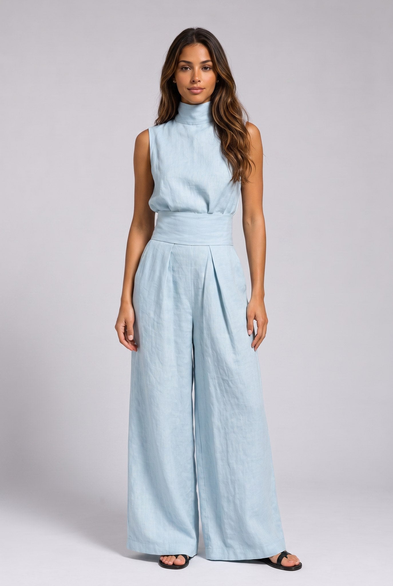 Moxley™ | Georgia Elegant Two Piece Sleveless Suit