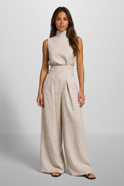 Moxley™ | Georgia Elegant Two Piece Sleveless Suit