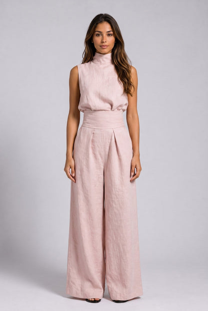 Moxley™ | Georgia Elegant Two Piece Sleveless Suit