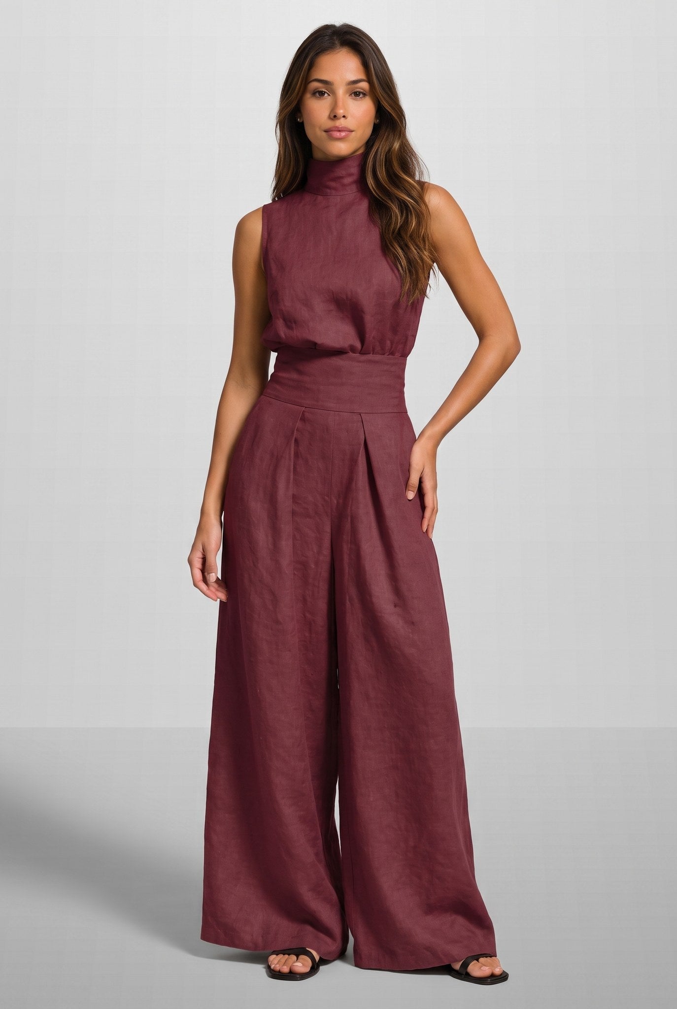 Moxley™ | Georgia Elegant Two Piece Sleveless Suit