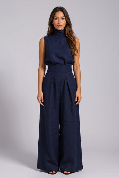Moxley™ | Georgia Elegant Two Piece Sleveless Suit