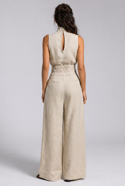 Moxley™ | Georgia Elegant Two Piece Sleveless Suit