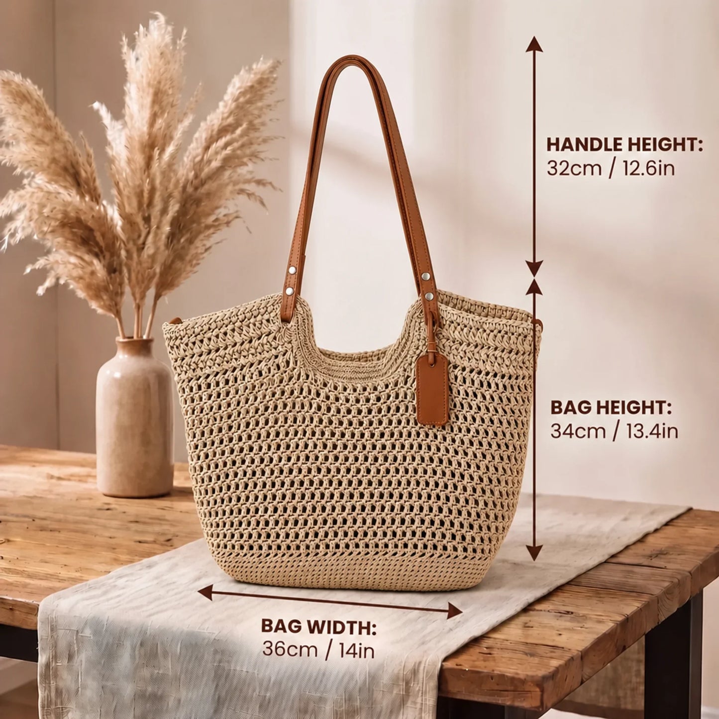 Moxley™ Kirby | The Handwoven Crochet Tote Bag
