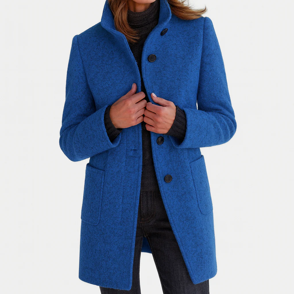Moxley™ Victoria | Warm, Elegant Coat with a Cosy High Collar
