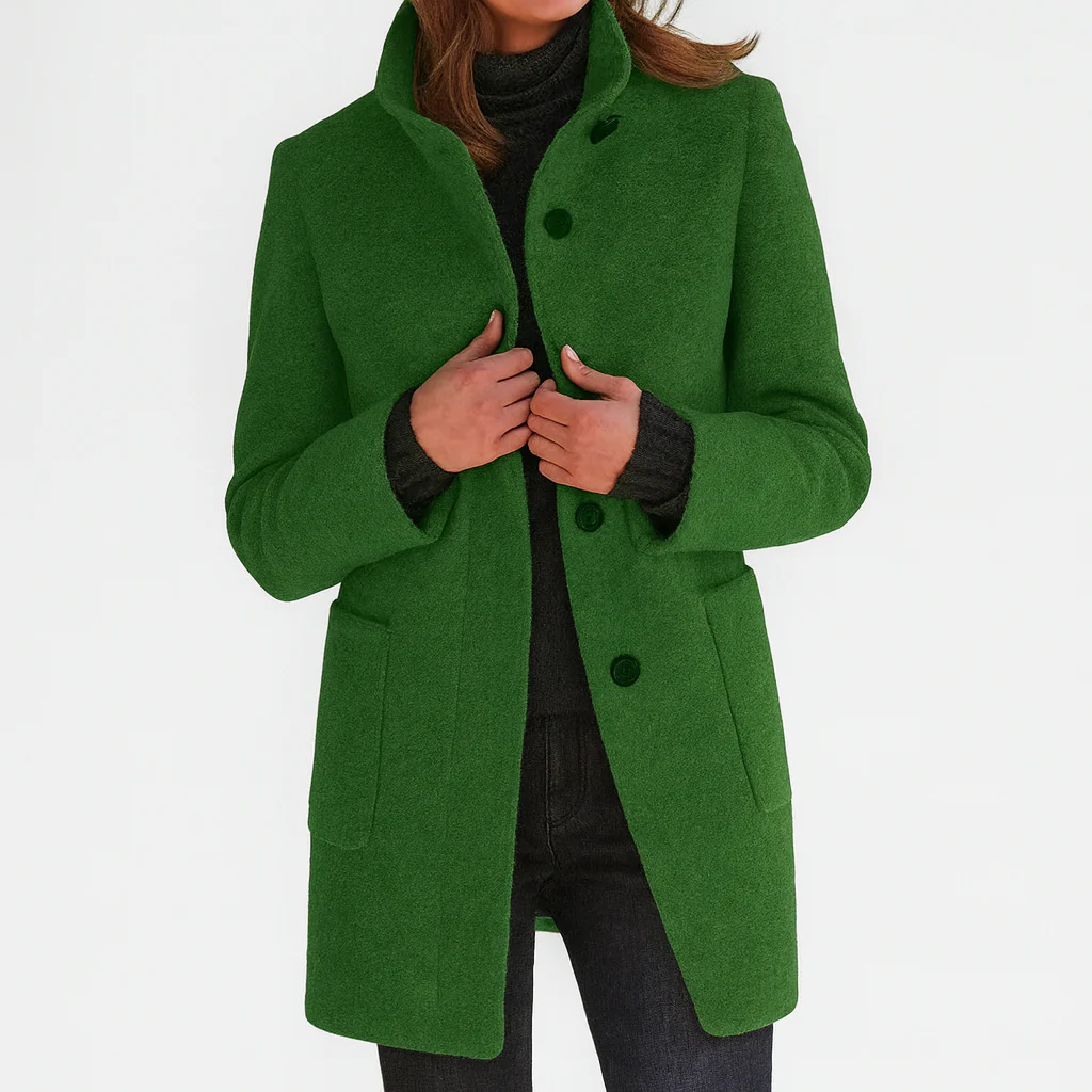 Moxley™ Victoria | Warm, Elegant Coat with a Cosy High Collar