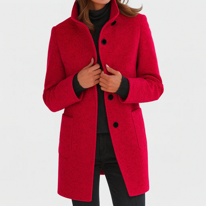 Moxley™ Victoria | Warm, Elegant Coat with a Cosy High Collar