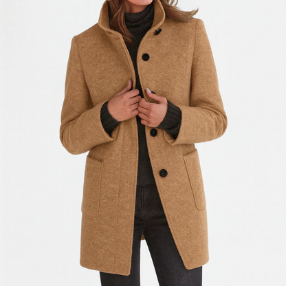 Moxley™ Victoria | Warm, Elegant Coat with a Cosy High Collar