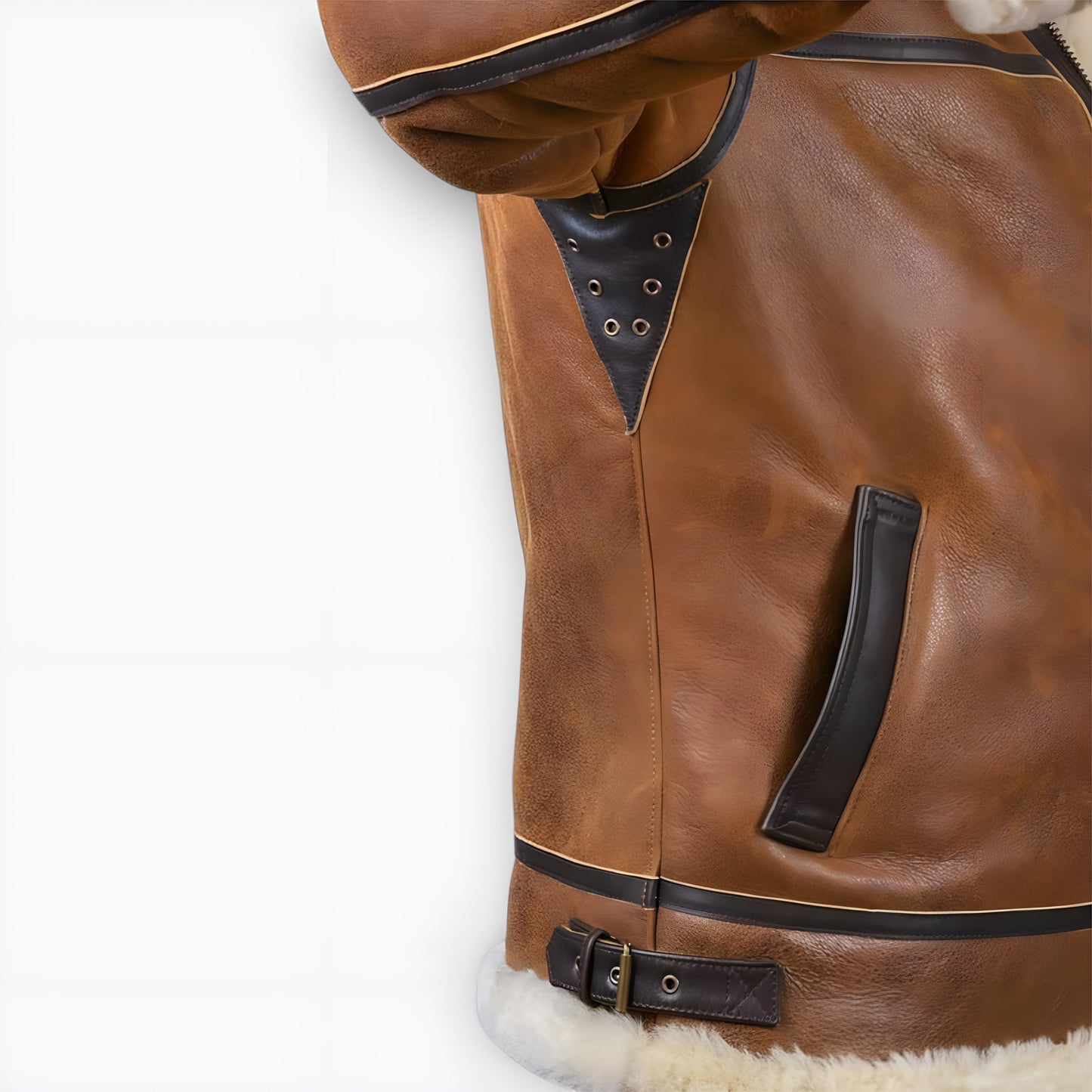 Moxley™ | Luxe Bomber Jacket with Exquisite Fur Hood