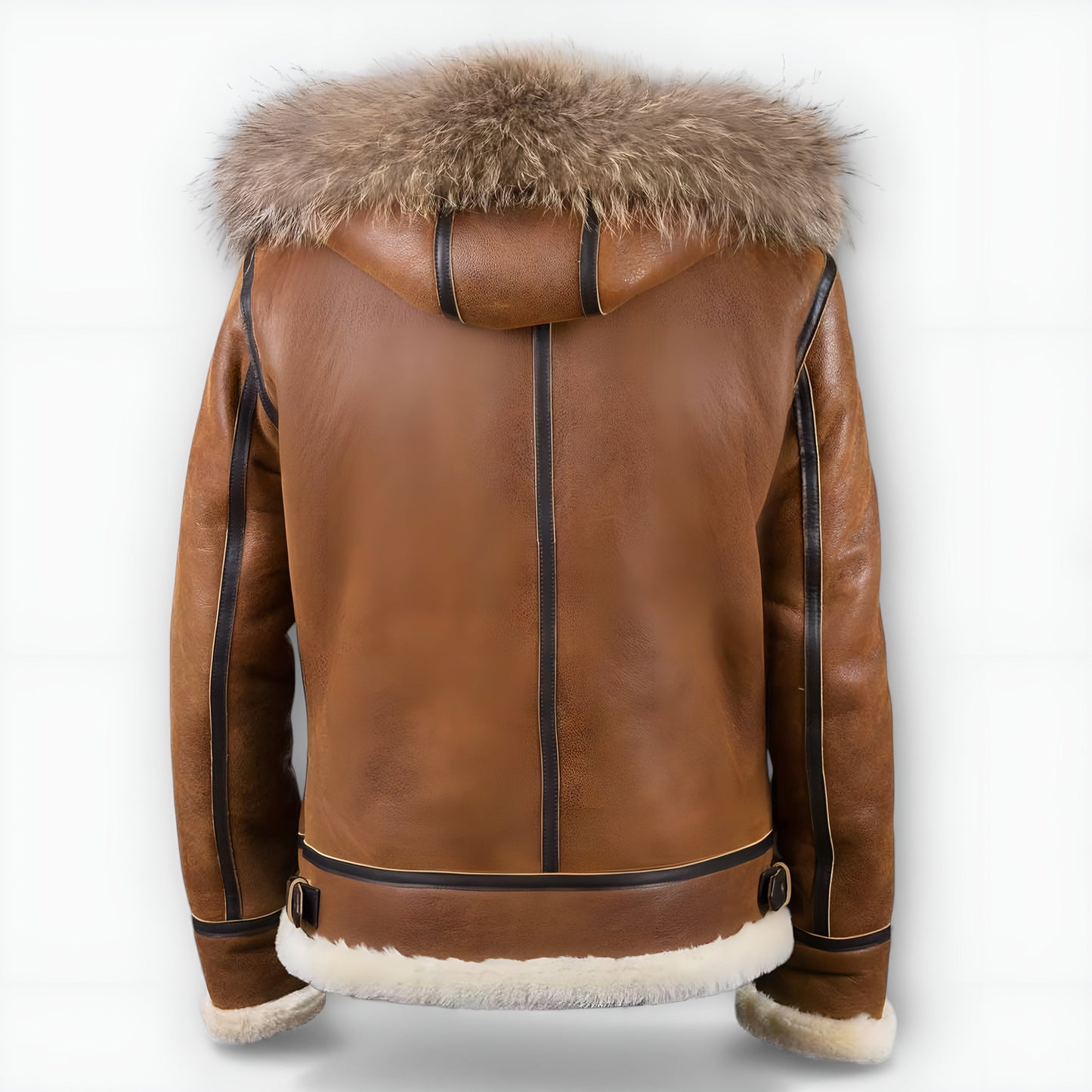 Moxley™ | Luxe Bomber Jacket with Exquisite Fur Hood