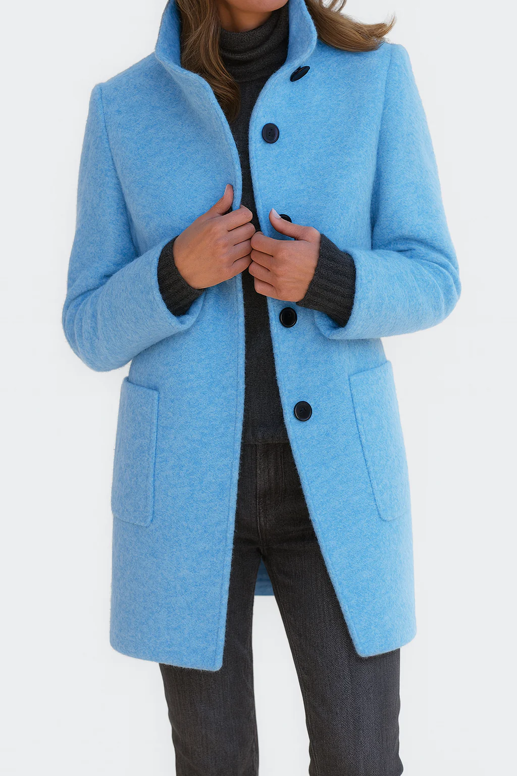 Moxley™ Victoria | Warm, Elegant Coat with a Cosy High Collar