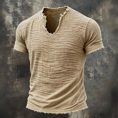 Vintage V-Neck T-Shirt | 100% Cotton (TEMPORARILY 1 + 1 FREE)