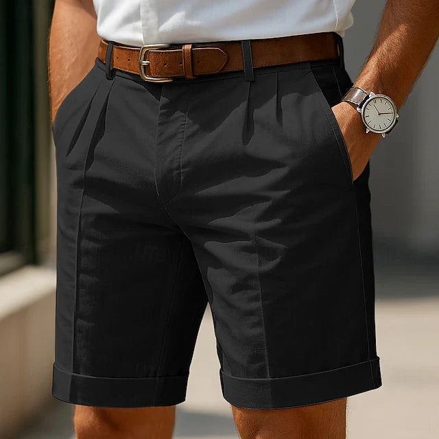 Moxley™ Leo | Pleated Summer Bermuda Shorts