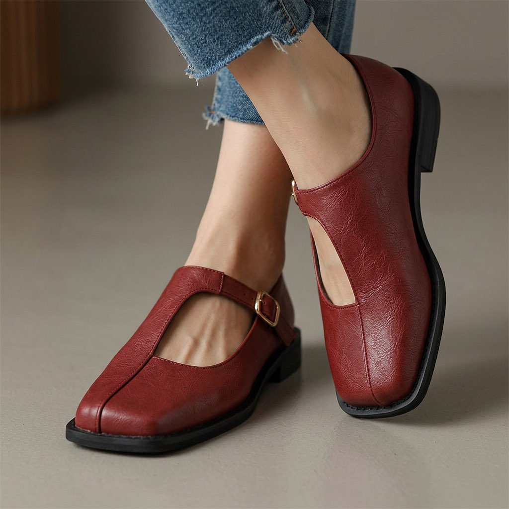 Moxley Rosalie™ | Comfort Leather Flats