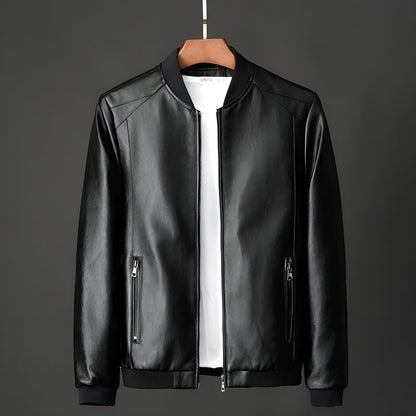 Moxley™ | Premium Leather Biker Jacket