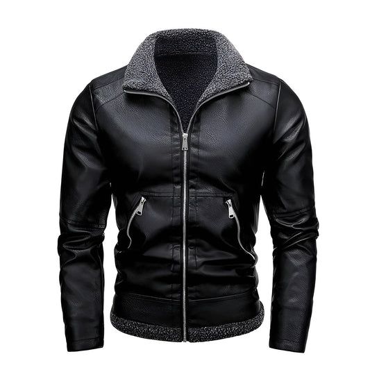 Moxley™ | Exquisite Leather Jacket with Luxurious Fleece Lining