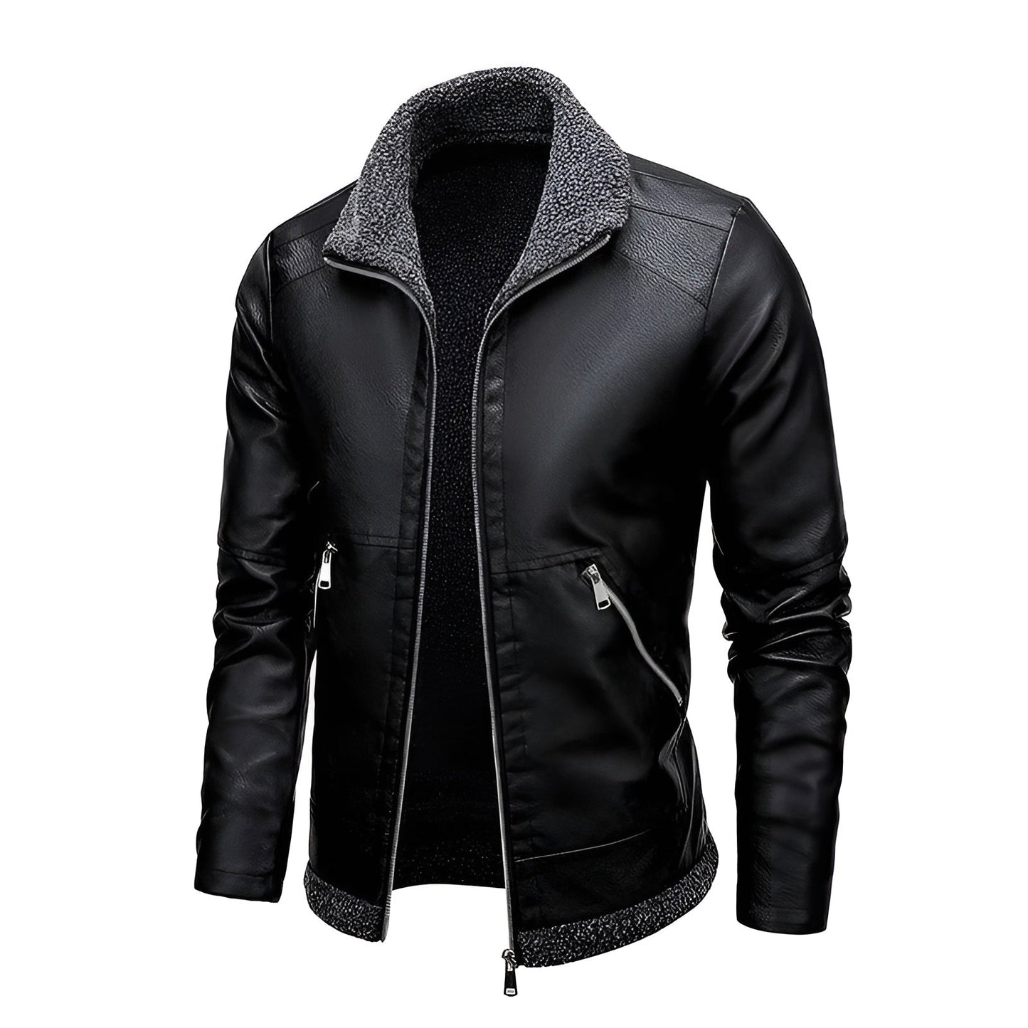 Moxley™ | Exquisite Leather Jacket with Luxurious Fleece Lining