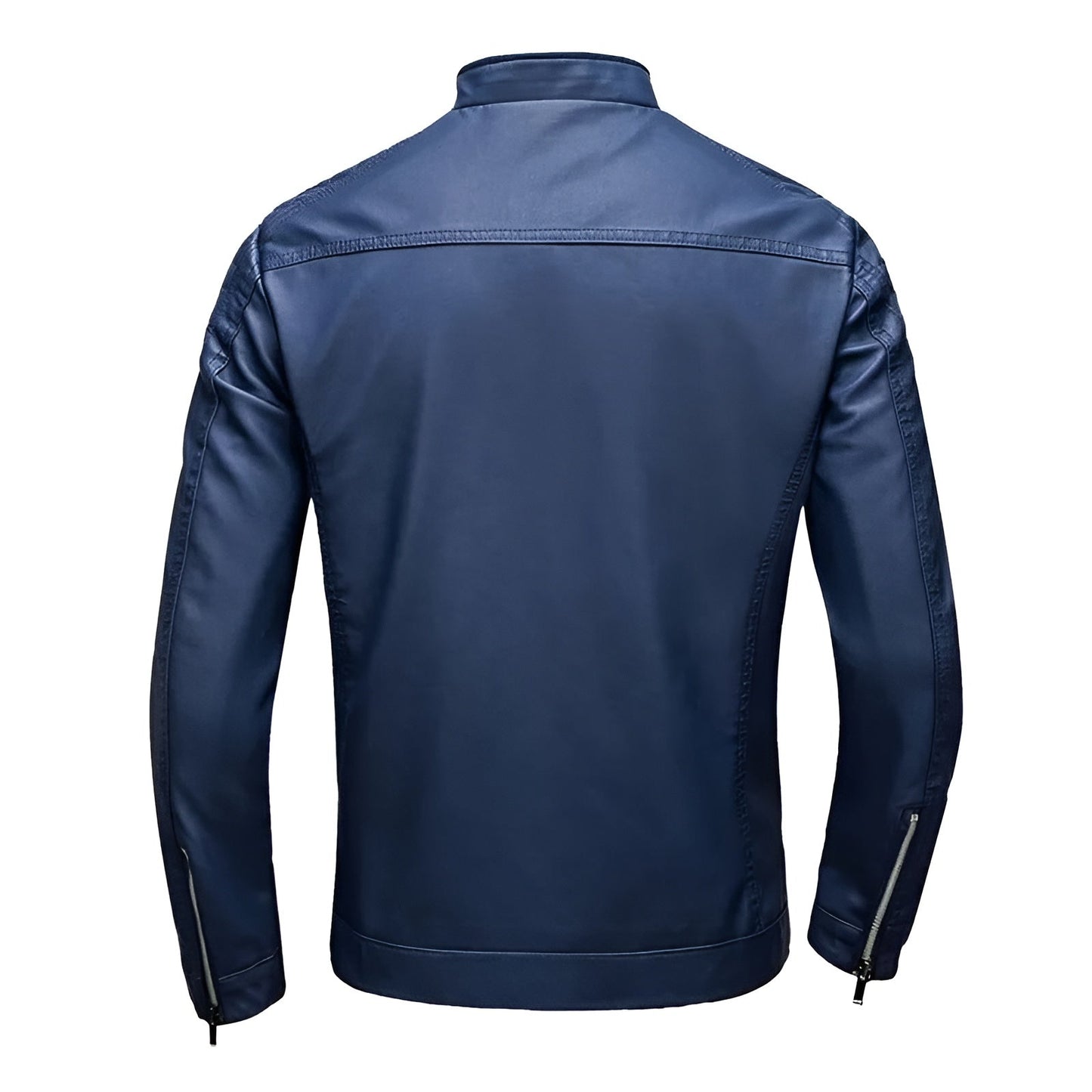 Moxley™ | Luxe Leather Collar Jacket