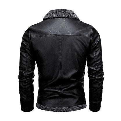 Moxley™ | Exquisite Leather Jacket with Luxurious Fleece Lining
