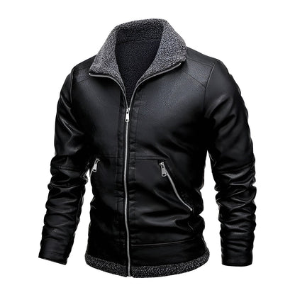 Moxley™ | Exquisite Leather Jacket with Luxurious Fleece Lining