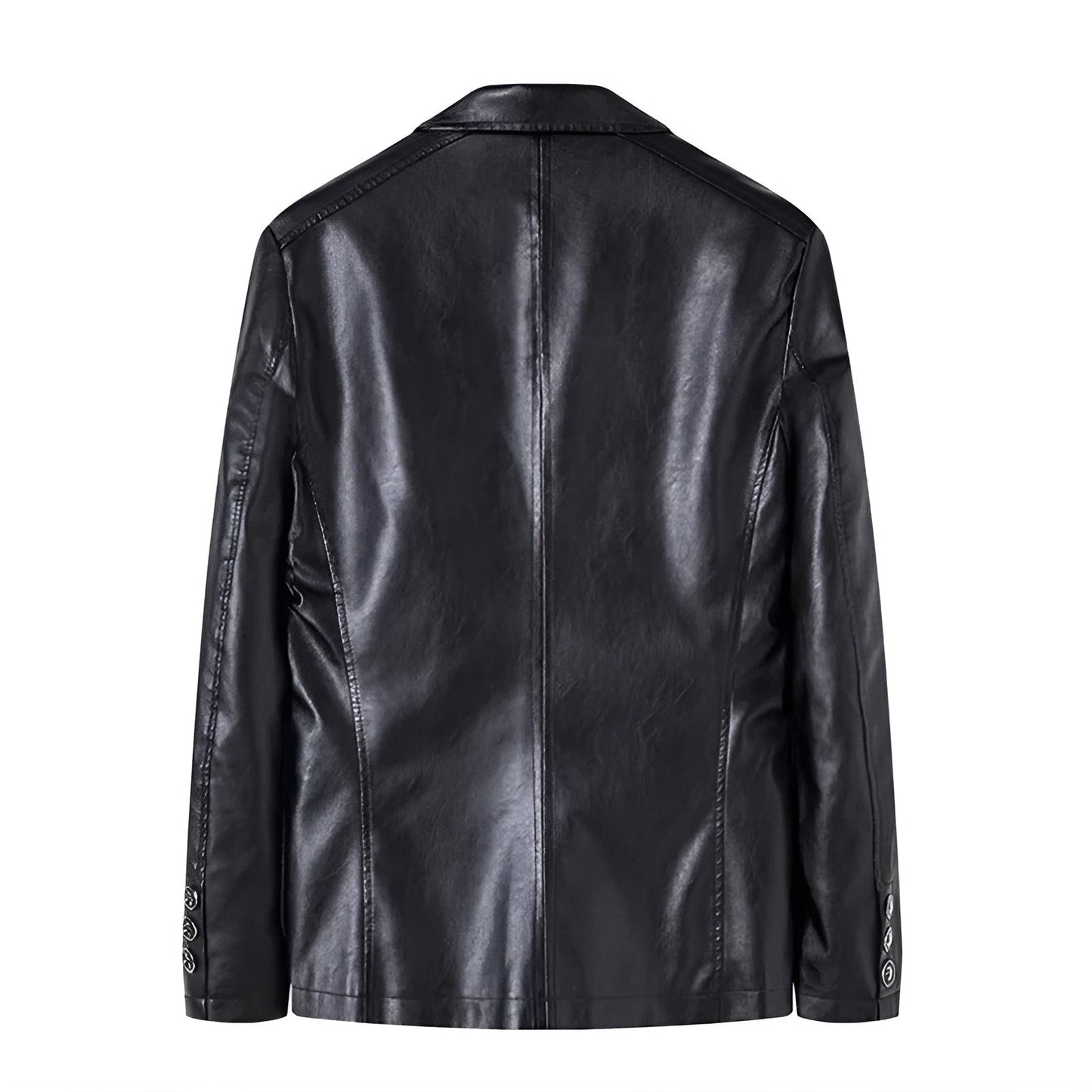 Moxley™ | Luxe Leather Blazer for Business Casual Elegance