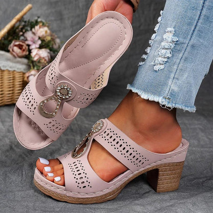 Moxley Isabelle™ | Comfortable Orthopedic Open Toe Heel
