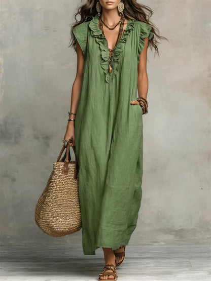 Moxley™ Camelia | Bohemian Maxi Dress
