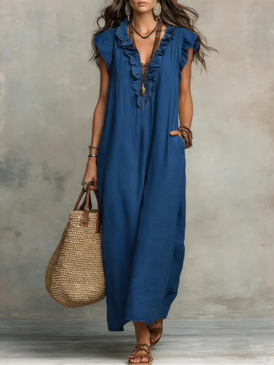Moxley™ Camelia | Bohemian Maxi Dress