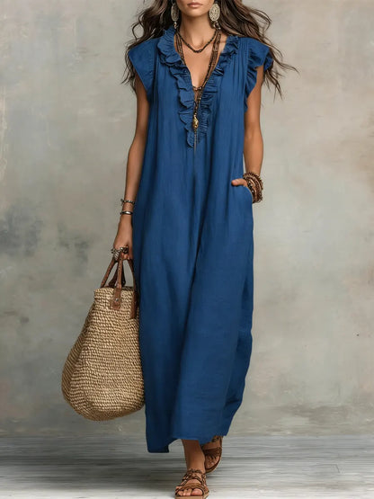 Moxley™ Camelia | Bohemian Maxi Dress