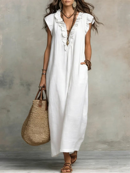 Moxley™ Camelia | Bohemian Maxi Dress