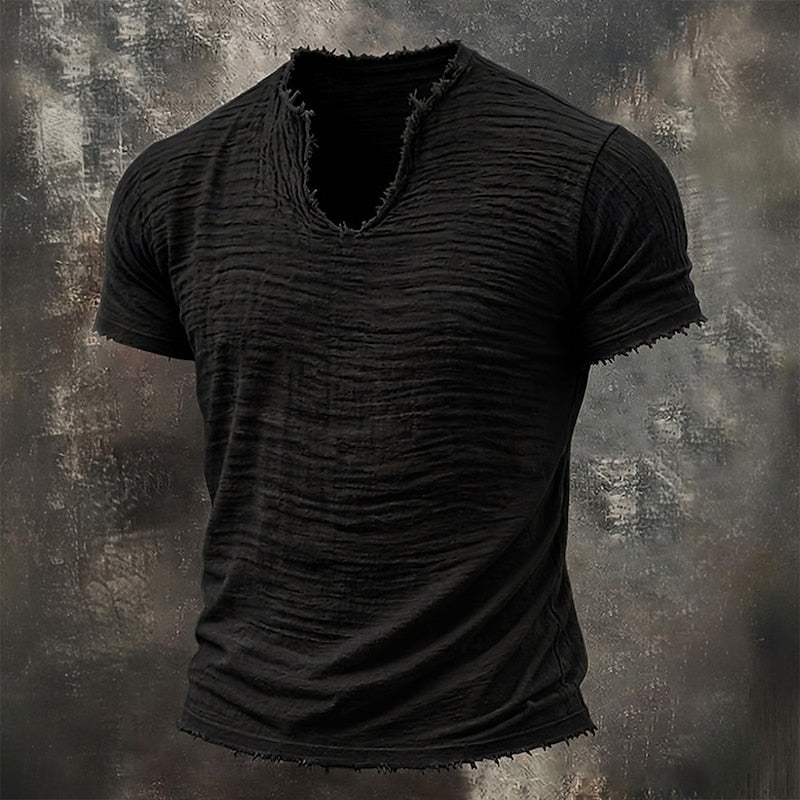 Vintage V-Neck T-Shirt | 100% Cotton (TEMPORARILY 1 + 1 FREE)