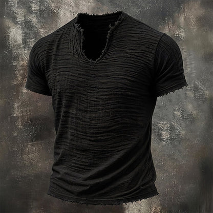 Vintage V-Neck T-Shirt | 100% Cotton (TEMPORARILY 1 + 1 FREE)