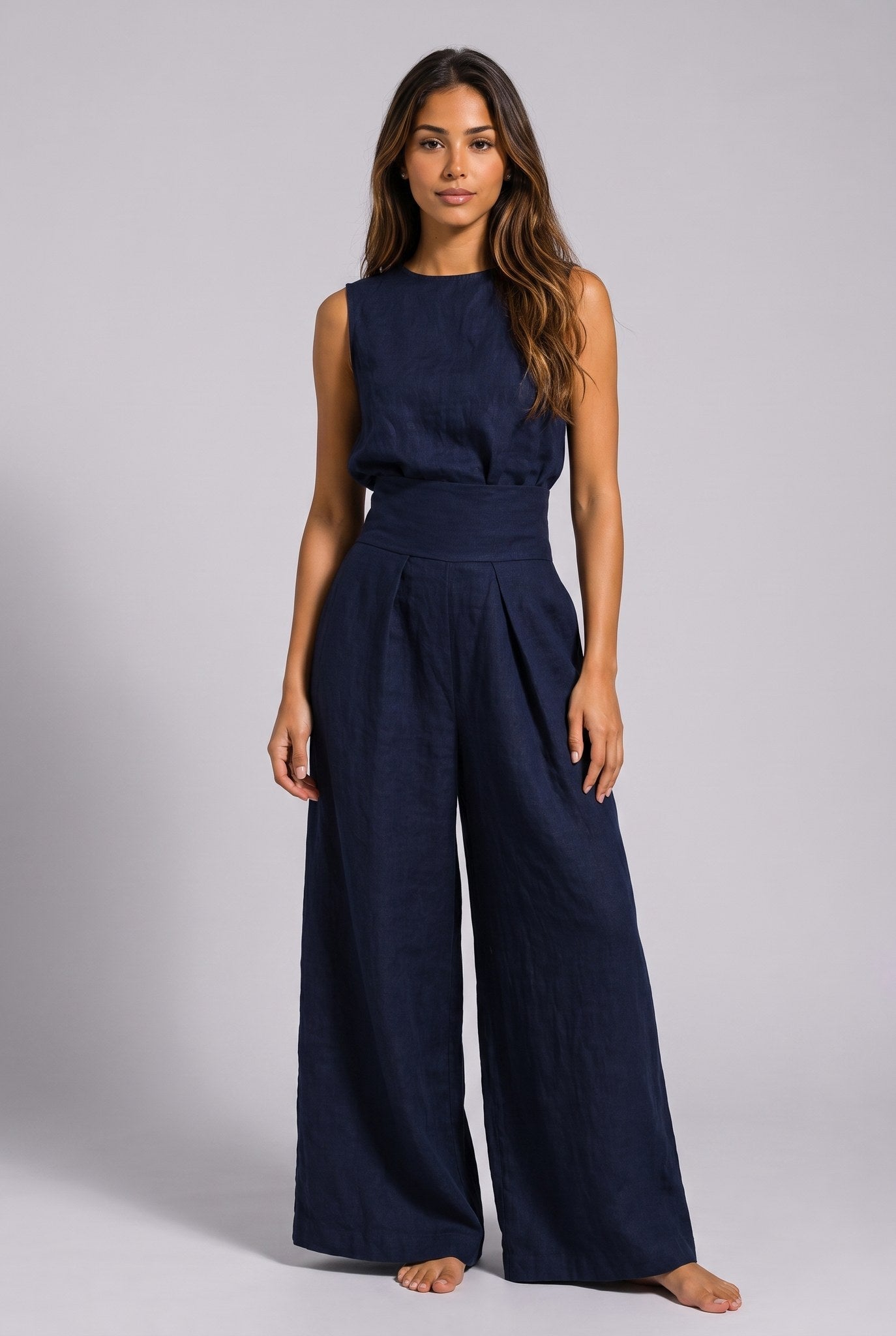 Moxley™ | Georgia Elegant Two Piece Sleveless Suit